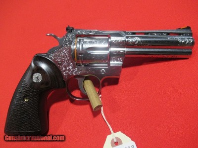 Colt Python Factory Engraved 357 Mag/4.25