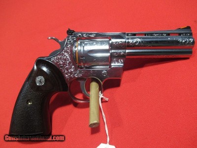 Colt Python Factory Engraved 357 Mag/4.25