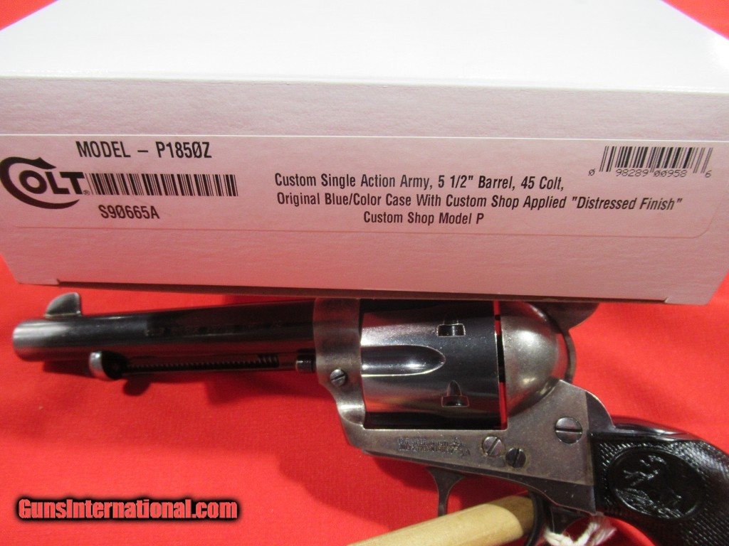 Colt SAA Custom Shop Factory Distressed 45LC5 1/2" (NEW)