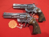 Matched Pair (Consecutive #s) Colt Python 357 Magnum 4.25