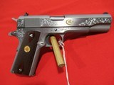 Colt Government Model O1911C-SSZ Custom Shop Engraved 45 ACP (NEW) - 1 of 2
