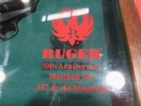 Ruger Blackhawk 50th Annv. Set 357 Mag & 44 Mag / 4.5
