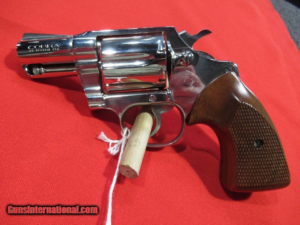 Colt Cobra Nickel 38 Spcl/2