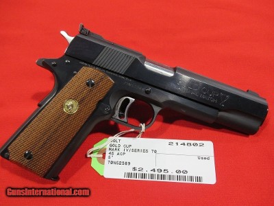 Colt Gold Cup Mark IV/Series 70 45acp 5