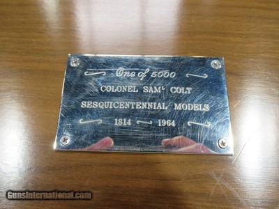 Colt SAA Sam Colt Sesquicentennial Commemorative 45LC / 7.5