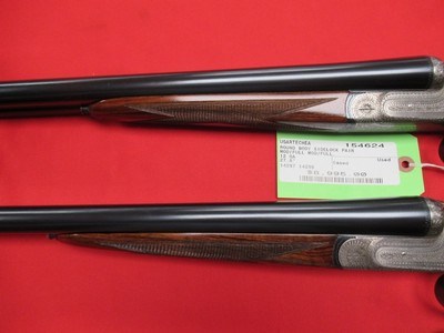 Ugartechea Roundbody Sidelock Pair 12ga/27.5