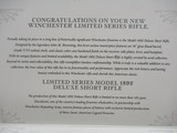 Winchester 1892 Short Rifle DAVIDSON'S EXCLUSIVE 45 LC/18