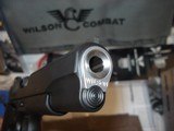 WILSON COMBAT 1911, 9mm, 8 FACTORY MAGS, RANGE BAG, FACTORY TEST FIRED - 4 of 13