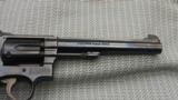 SMITH & WESSON MODEL 17-1 22 LR 4 SCREW WITH DIAMOND GRIPS - 7 of 14