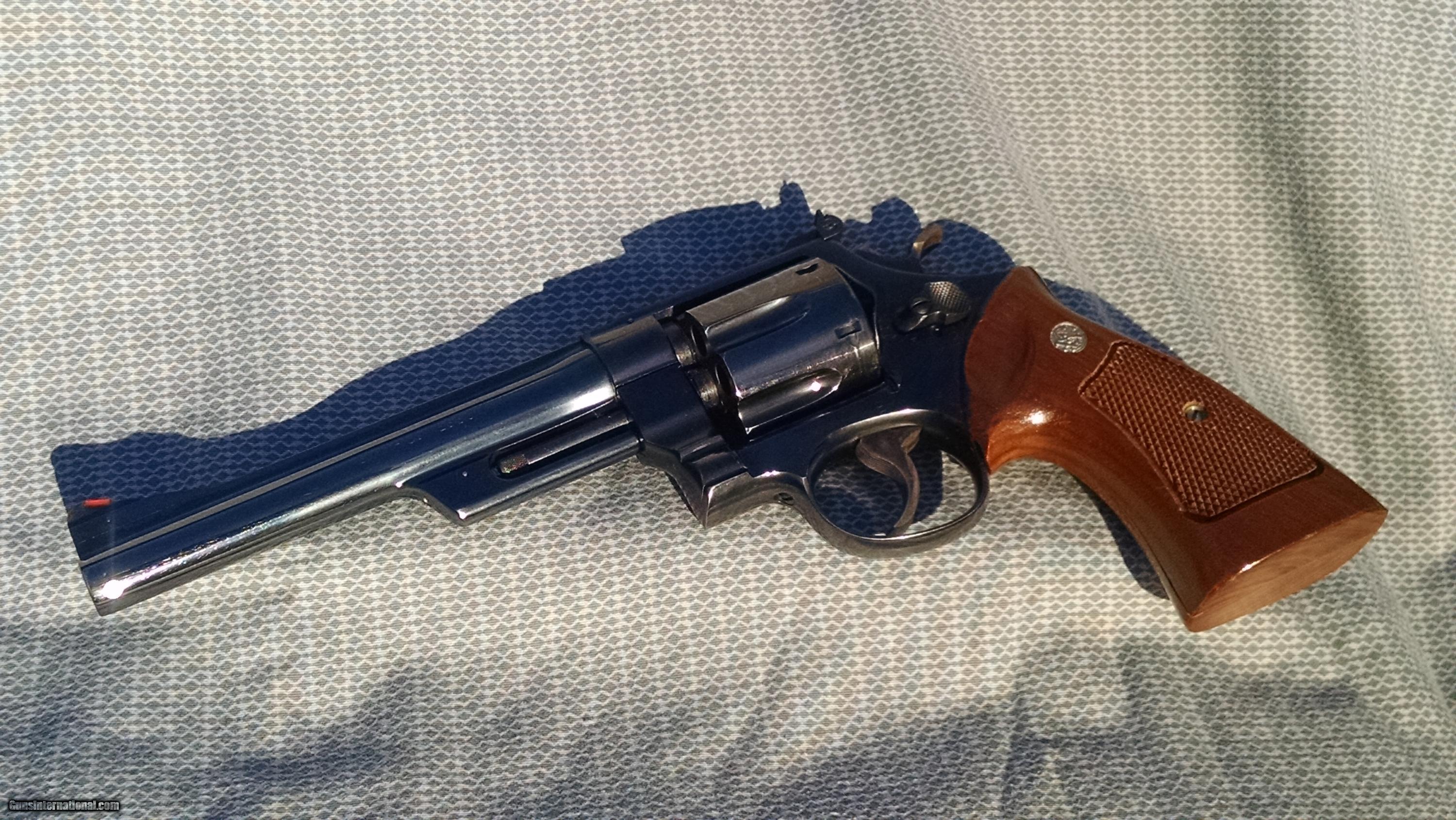 Smith & Wesson Model 27 2 357 Magnum With 6 Inch Barrel.