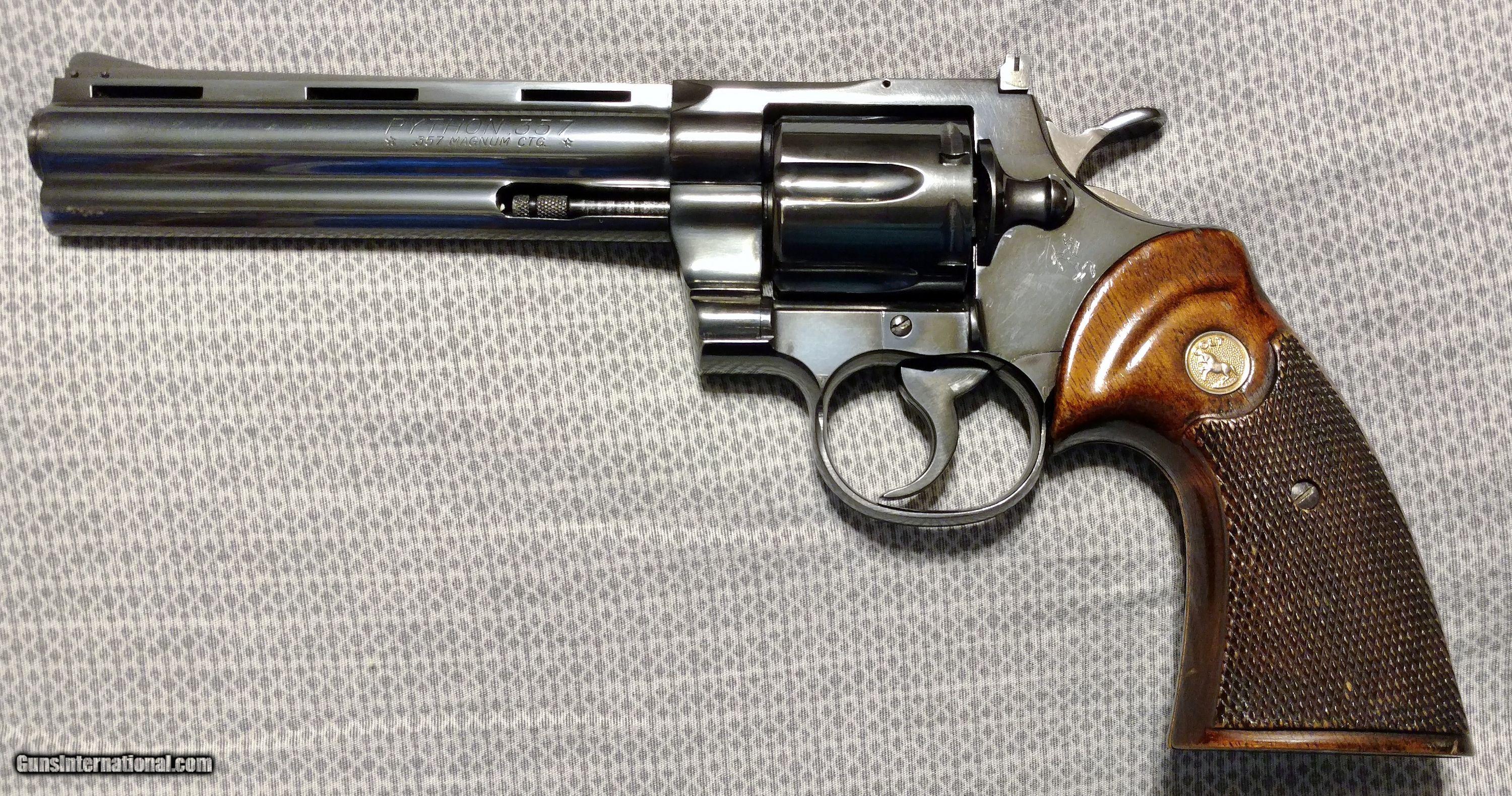 Colt PYTHON 6 Inch .357 Magnum.