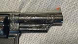 Smith & Wesson 29-2. 44 Magnum 4" with S Serial #, Engraved 3t,s in a Custom Box!! - 14 of 22