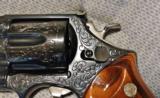 Smith & Wesson 29-2. 44 Magnum 4" with S Serial #, Engraved 3t,s in a Custom Box!! - 10 of 22