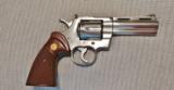 4" Stainless Colt Python .357 Magnum - 2 of 12