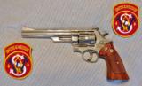 Smith & Wesson 29-2 Nickel 6 Inch .44 Magnum with Wood Presentation Box! - 2 of 20