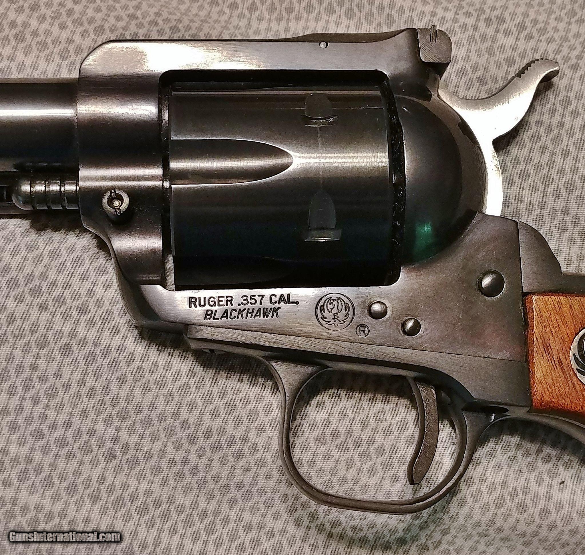Ruger 3 Screw BlackHawk 357 Magnum With Box For Sale.