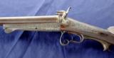 Belgium Pin Fire, chambered in
16ga from the Mid to Late 1800’s
- 12 of 14