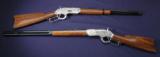 Pair of engraved 1873 Winchester copies by Armsport Both as and new unfired sold as pair.
- 2 of 8