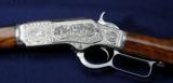 Pair of engraved 1873 Winchester copies by Armsport Both as and new unfired sold as pair.
- 4 of 8