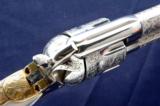 Colt SAA 2nd Generation Alvin A White engraved
Nickel .45 Colt with Mother of Pearl Grips.
- 7 of 14