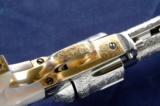 Colt SAA 2nd Generation Alvin A White engraved
Nickel .45 Colt with Mother of Pearl Grips.
- 4 of 14