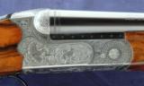 MERKEL Model 360 EL .410 bore Game scene engraved with leather case and Brad New in Box - 3 of 13