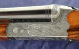 MERKEL Model 360 EL .410 bore Game scene engraved with leather case and Brad New in Box - 11 of 13