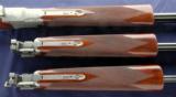Vary Rare Browning Superposed 3 barrel Skeet Pigeon grade 20-28-410 with case. - 7 of 11