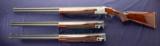 Vary Rare Browning Superposed 3 barrel Skeet Pigeon grade 20-28-410 with case. - 2 of 11