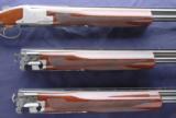 Vary Rare Browning Superposed 3 barrel Skeet Pigeon grade 20-28-410 with case. - 6 of 11