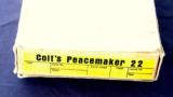 Colt Peacemaker 22
with single cylinder chambered in .22lr and was manufactured in 1971. - 8 of 8