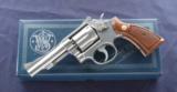 Like new in box Smith & Wesson Model 67 Combat Masterpiece Stainless chambered in .38spl. - 6 of 7