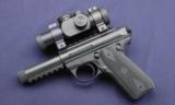  Ruger MK III 22/45 with a Bushnell Trophy red or green dot system. - 6 of 6