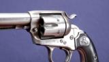 Colt SAA Bisley Frontier Six Shooter chambered in 44-40 and chambered in 1908. - 6 of 8