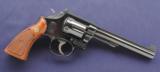 Smith & Wesson Model 14-3 K-38 Masterpiece chambered in .38 spl and manufactured in 1971. - 1 of 6