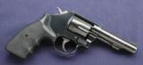 Smith & Wesson model 10-14 chambered in .38 spl
+ P. and manufactured with the lock. - 1 of 6