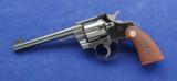 Colt Officers Model, chambered in .22 lr and was manufactures in 1941. - 7 of 8