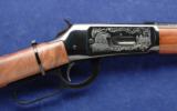 Winchester 94 Big Bore XTR American Bald Eagle – Silver, chambered in .375 win.
- 3 of 12