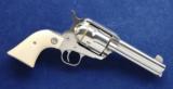 Ruger Vaquero chambered in .45 Lc. and manufactured in 1995 un-fired in its factory box. - 2 of 9