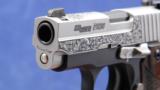 Sig Sauer P238 chambered in .380acp and was custom engraved by Russ Zima - 4 of 5