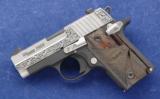 Sig Sauer P238 chambered in .380acp and was custom engraved by Russ Zima - 5 of 5