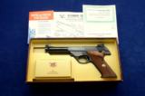 Hi-Standard Model 104 “Supermatic” Citation Bull Type chambered in .22lr. with factory box - 2 of 11