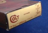 Colt Python chambered in .357 mag with 6” barrel and manufactured in 1975 and comes in its original factory box will all paper work. - 9 of 9