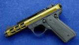 Ruger MKIII 22/45 Lite GREEN chambered in .22lr
brand new pistol.
- 5 of 5