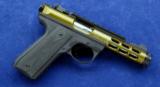 Ruger MKIII 22/45 Lite GREEN chambered in .22lr
brand new pistol.
- 1 of 5