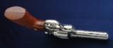 NIB unfired "D" engraved 4" Nickel Colt Python - 5 of 13