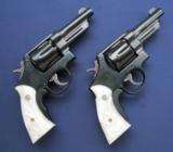 2 4" blued S&W Outdoorsman 38/44 cased and sold as a pair - 3 of 11