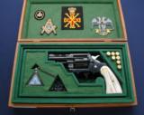 Custom Colt Officers Model cased Masonic. - 1 of 10