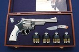 Re nickeled S&W 25-9 in custom case. - 1 of 7