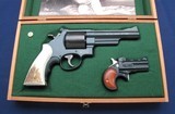 S&W 25-7 .45LC & Davis 22mag paired in Pres case - 1 of 8